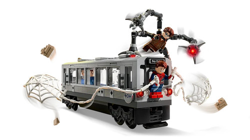 LEGO Marvel #76321 Spider-Man vs. Doc Ock Subway Train Scene Complete Set NEW - Picture 3 of 10
