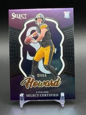 Panini 2025 Select Certified Rookies Will Howard Rookie RC #15 Steelers Football