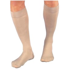 Relief Compression Stockings, Beige, Knee High, Closed Toe