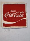 Vintage Antique  Enjoy Coca-Cola Trademark 2.5" Patch  Read Description