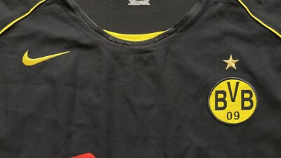 BORUSSIA DORTMUND 2004 2005 AWAY SHIRT JERSEY NIKE sz 2XL