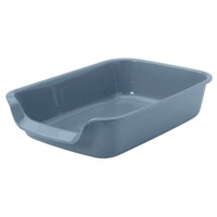 Nobby Katzentoilette Junior Steinblau FüR Kitten & Alte Katzen 56X39X13Cm