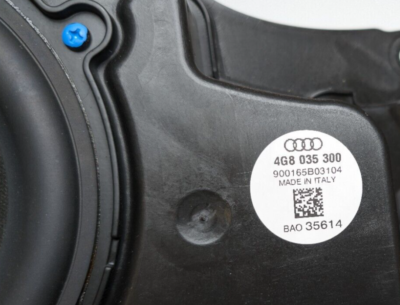 12-18 AUDI A7 S7 RS7 BANG & OLUFSEN B&O FRONT RIGHT DOOR SPEAKER