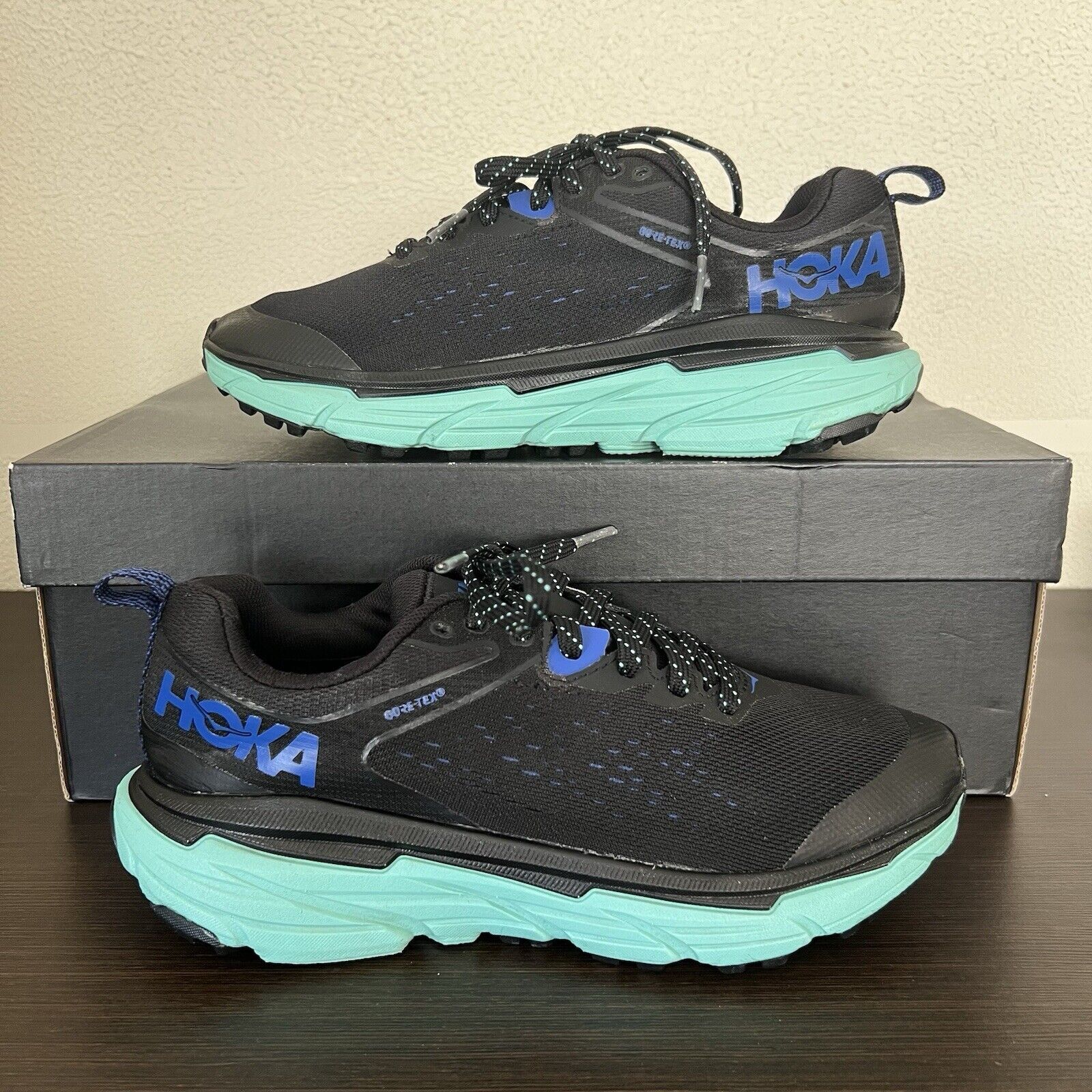 Zapatillas de running Hoka One One Challenger ATR 6 GTX negras para mujer...