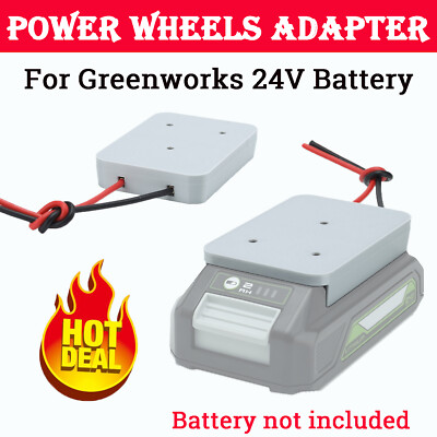 #ad #ad Power Wheels DIY Adapter for Greenworks 24V Battery Dock Power Toys Connector $20.23