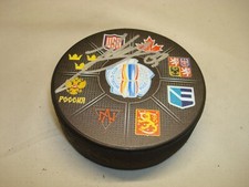 Jakob Silfverberg Signed 2016 World Cup Hockey Puck Autographed 1A