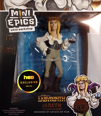 LABYRINTH Jareth - Weta - Mini Epics - 16 cm (Die Reise ins Labyrinth) Bowie