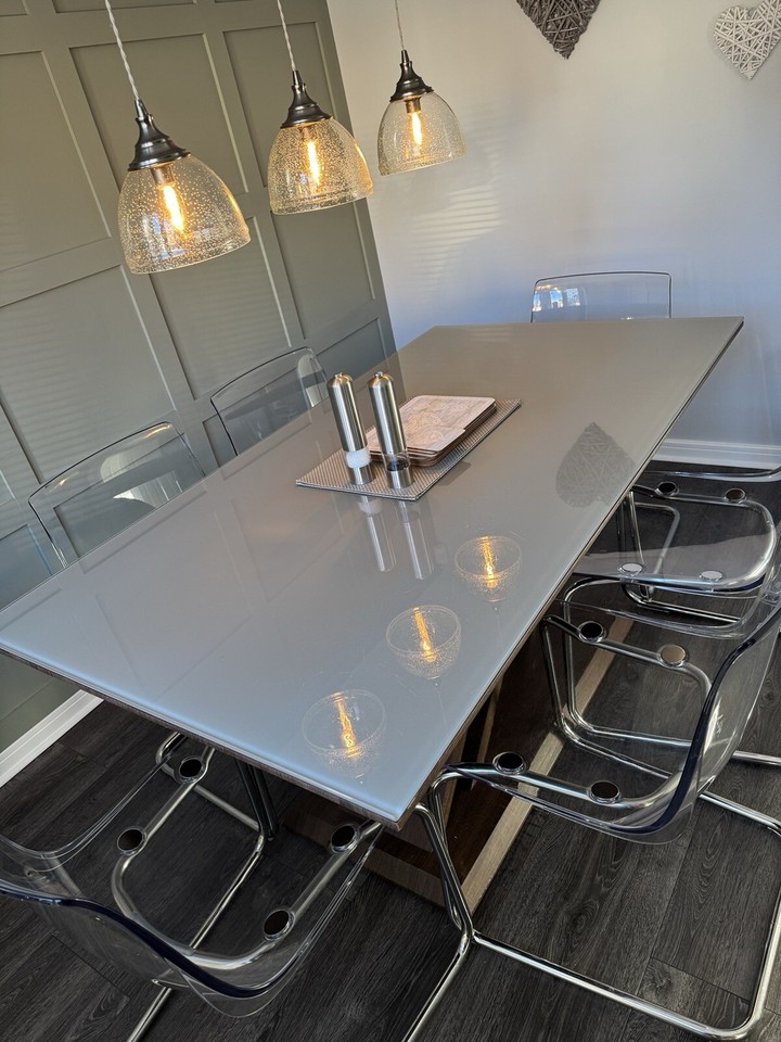 Used dining room table and 6 chairs eBay