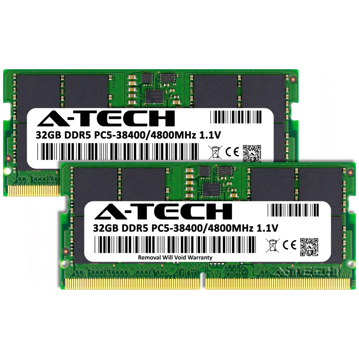 64GB 2x 32GB DDR5-4800 MSI Katana GF76 (12th Gen Intel, DDR5