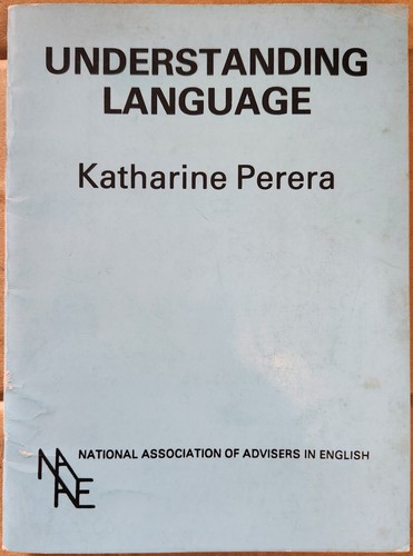 Sprache verstehen Katharine Perera National Association Berater in Englisch