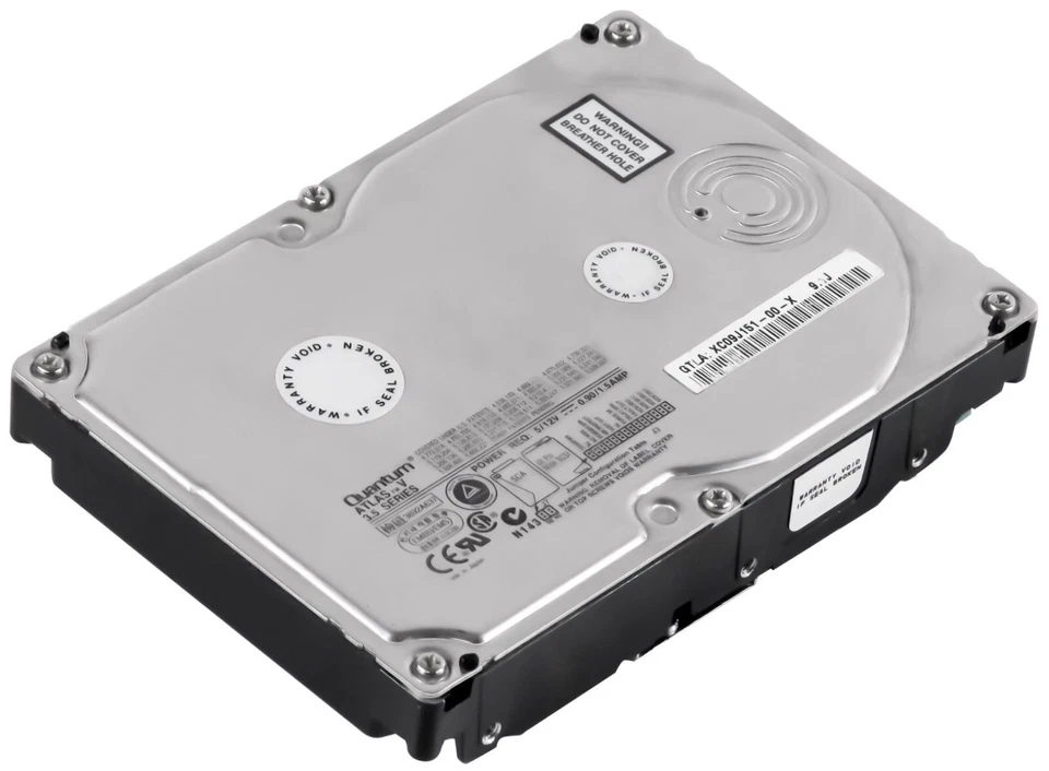 Hard Drive Quantum Atlas V XC09J151 9.1GB 7200U/Min 4MB SCSI U160 3.5'' Inch - Image 3 of 3
