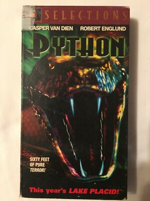 Python (VHS, 2001) Casper Van Dien  Robert Englund
