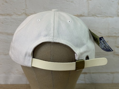 Cappello Cappello Vintage Regolabile Flexco Bianco Verde Ricamato Logo In Pelle Strapback - Foto 3 di 12