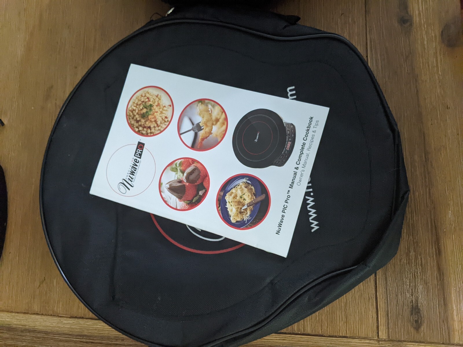 NuWave Pro Precision Portable Induction Cooktop with original bag and