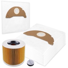 Staubbeutel Vlies Filter für KÄRCHER 6.904-322.0 MV2 WD2 A2003 A2004 kompatibel