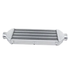 28.1*7.5*2.8" with 2.5" I&O Universal Aluminum Front Mount Intercooler