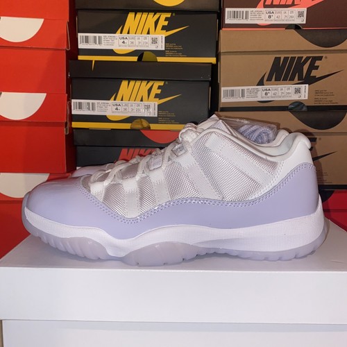 Nike Para Mujer Air Jordan 11 Retro Bajo Blanco Puro Violeta AH7860 101 Talla 8 - Imagen 2 de 12
