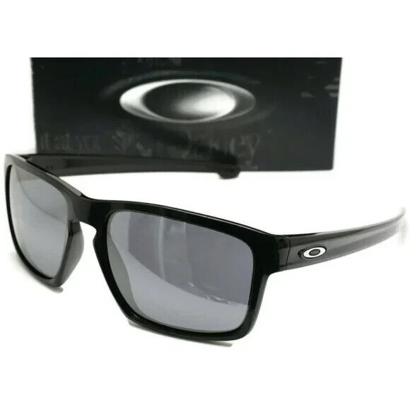 Oakley Sliver OO9262-04 Square Black Polarized Sunglasses