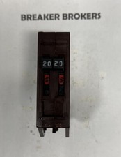 WADSWORTH B2020 A2020 TWIN CIRCUIT BREAKER (2) 1 POLE 20 AMP SHIPS PRIORITY 2DAY
