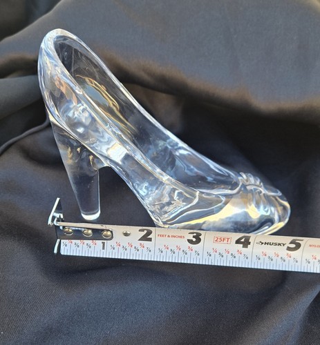 Skulptur Kristall Schuhe Glas Slipper - Briefbeschwerer/Wohndeko - Bild 8 von 10