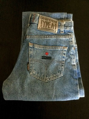 UNIFORM TYPE A1 MODELLO 311U JEANS SIZE 28 ITA 42 C.G.A INC. VINTAGE 1990 |  eBay