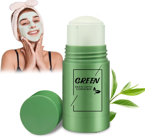 Green Mask Stick Punti Neri,Maschera Viso Al Tè Verde,Trattamento Esfoliante E F - Foto 8 di 12