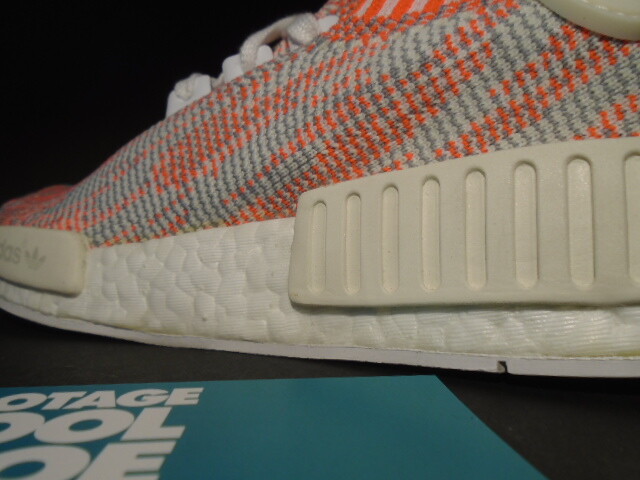 ADIDAS NMD R1 PK PRIMEKNIT CAMO SHRIMP OFF WHITE SOLID RED PINK ORANGE BA8599 8 image 7