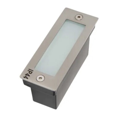 Firstlight 1,5W LED Wand- oder Stufenführungsleuchte Edelstahl. 9B