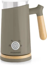 Starument Electric Milk Frother Automatic Milk Foamer & Heater for Coffee - Gray