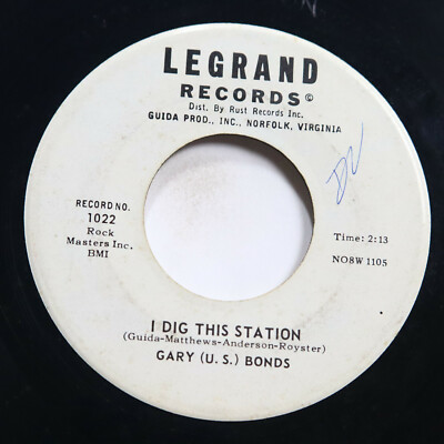 GARY U.S. BONDS - I DIG THIS STATION / MIXED UP FACULTY - SOUL 45 *PROMO*