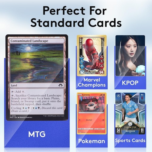 1200ct MTG Kartenhüllen, 12 Farben Matte Kartenhüllen Magic The Gathering, TC... - Bild 9 von 9