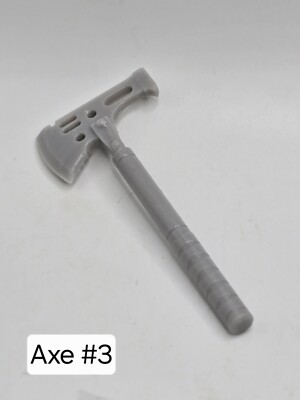 3d Printed BATTLE AXE #3 1:12 6'' Joe Classified/Legends SCALE