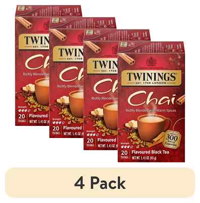 Twinings Pumpkin Spice Chai Tea Bags - 20/Box (pack of 4)