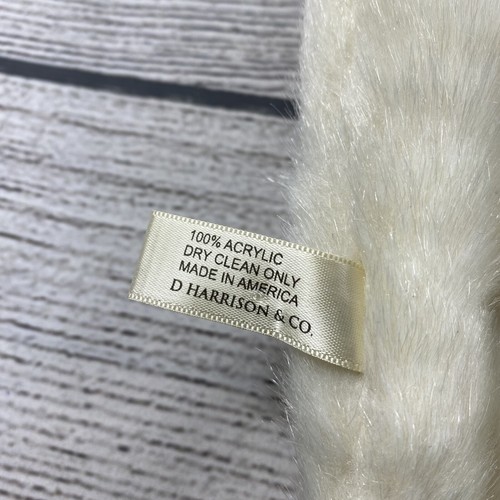 D Harrison & Company Faux Canadian Sable / Mink Scarf 7’ Warm Heart Body Soul • - Picture 3 of 5