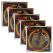5 Sets AC107BKH Alice Classical Guitar Strings Black Nylon Copper Alloy Winding