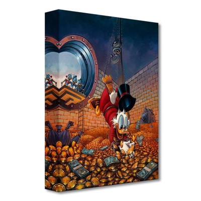 Rodel Gonzalez ''Diving in Gold'' Disney Fine Art Limited Edition w COA