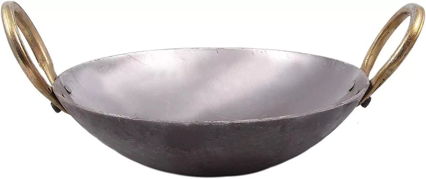 India Style Iron Kadai Lohe Ki kadai 2 Liter Wok Cooking utensil Pot With Handle
Opens in a new wind