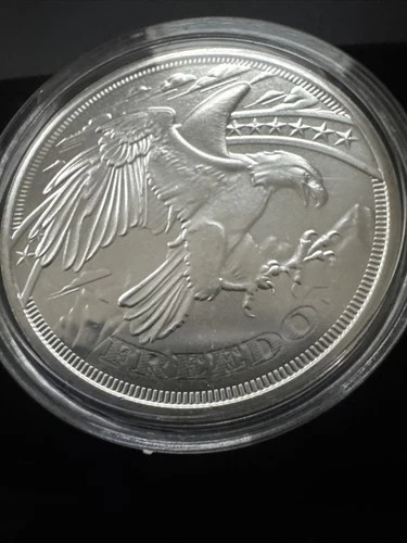 Silver 1 Oz Troy Sdbullion Freedom Round Eagle