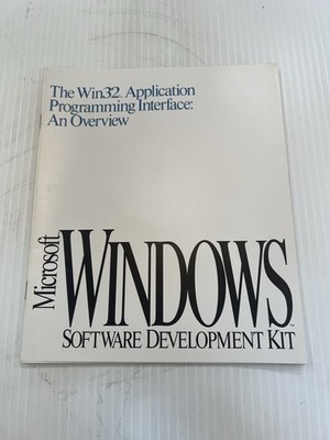 Microsoft Windows 3.1 SDK Win32 Application Programming Interface Overview