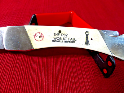 Knoxville Tennessee 1982 World's Fair Knife & Original Box