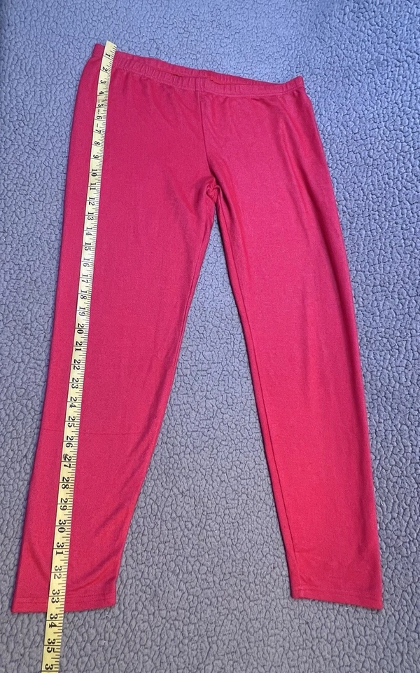 Leggings Xhilaration Elásticos Rojos Juniors Talla XL  Foto 4 de 4