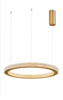Nova Luce Fiore Pendelleuchte Antik Gold 60 Cm HöHenverstellbar Dimmbar 3530 Lm