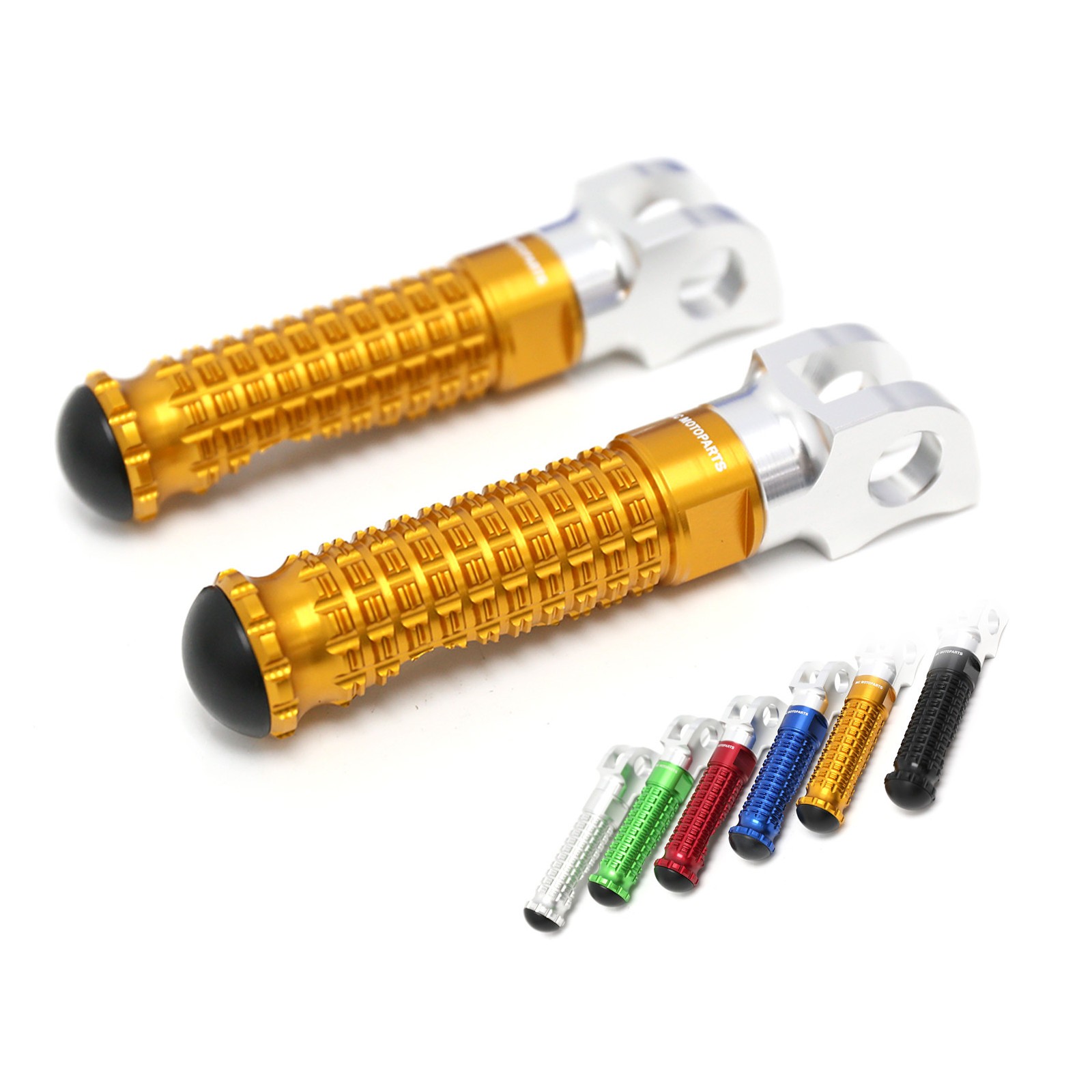 Gold Billet Front Footpegs MPRO For Ducati Monster 937 22 23