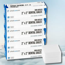2x2 Non Woven Sponges 4-Ply, Non-Sterile Cotton Dental Gauze 1000 Pack 