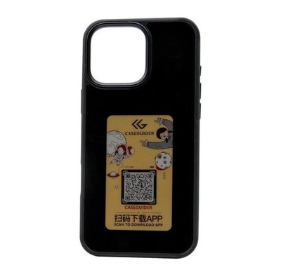 REALPOWER Magic Case mit E-Ink Display, Backcover, Apple, iPhone 16 Pro, Schwarz
