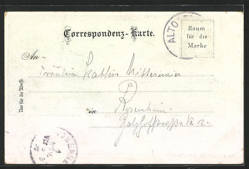 Altötting, Ortsansicht bei sternklarem Nachthimmel, Ansichtskarte - 第 2/2 張圖片