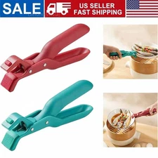 Hot Bowl Gripper Anti-Scalding Hot Plate Tongs Bowl Clips Kitchen Gadget Tools