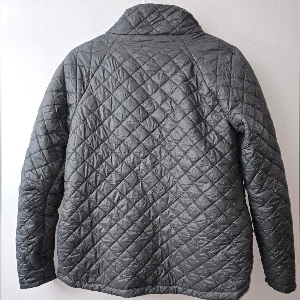 Kyodan Nylon Quilted Lightweight Puffer Jacket Gray Women's Size Medium image 3