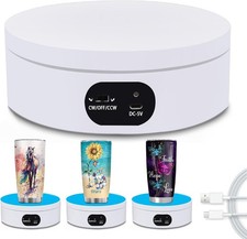 Rotating Display Stand, 4.72 1.77in 360 Degree Electric Rotating