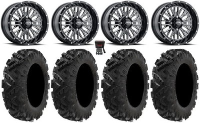ITP Momentum 15'' Wheels Milled 32'' Attack 2.0 Tires Polaris Sportsman / RZR /